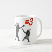 猫を踊ることは3つNCに匹敵します コーヒーマグカップ (正面右)
