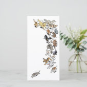 猫を追う犬 サンキューカード (スタンド正面)