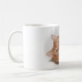 猫を遊ぶこと コーヒーマグカップ (左)