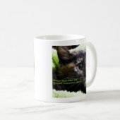 猫を避けて欲しい コーヒーマグカップ (正面右)