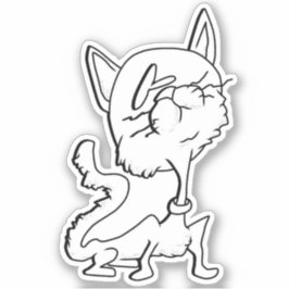 猫を間抜けくすぐる2 シール