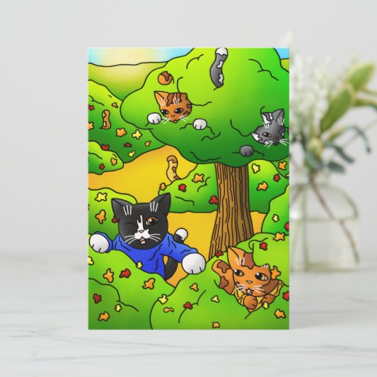 猫を隠して探す カード (スタンド正面)