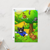 猫を隠して探す カード (正面/裏面インサイチュ)