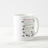 猫を集めることの芸術のクエーカー教徒の事務員及びノート コーヒーマグカップ (正面右)