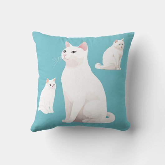 猫を集める クッション (裏面)