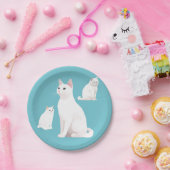 猫を集める ペーパープレート (パーティー)