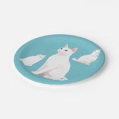 猫を集める ペーパープレート (アングル)