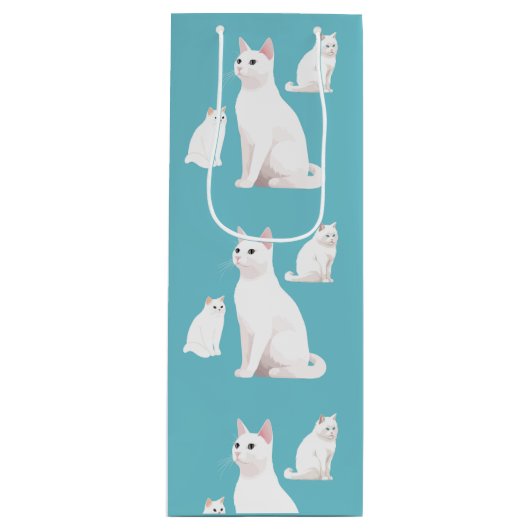 猫を集める ワインギフトバッグ (正面)