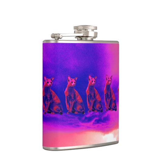 猫を雨が降ること フラスク (右)