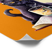 猫を飲むコーヒーウォールアート私はコーヒーを飲む ポスター (角)