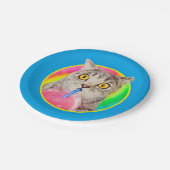 猫を飲むスルシー ペーパープレート (アングル)