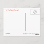 猫を飼いたい気分で ポストカード (裏面)