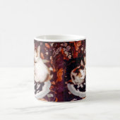 猫を飼い慣らす コーヒーマグカップ (中央)