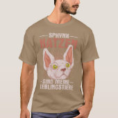 猫を飼うのはお気に入りのペットの飼い猫の家族 Tシャツ (正面)