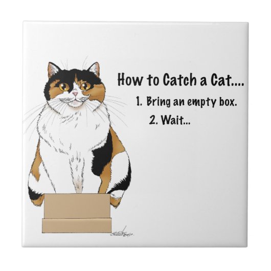 猫を飼う方法 タイル (正面)