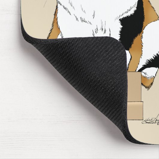 猫を飼う方法 マウスパッド (コーナー)