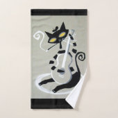 猫を飼う バスタオルセット (ハンドタオル)