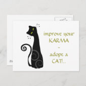 猫を飼う ポストカード (正面/裏面)