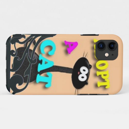 猫を飼う Case-Mate iPhoneケース (裏面(横))