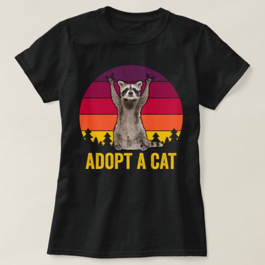 猫を飼う Tシャツ (デザイン正面)