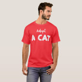 猫を飼う Tシャツ (正面フル)