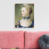 猫を飼った少女 キャンバスプリント (インサイチュ (リビング))