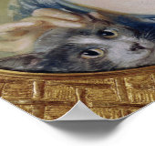 猫を飼った少女 ポスター (角)