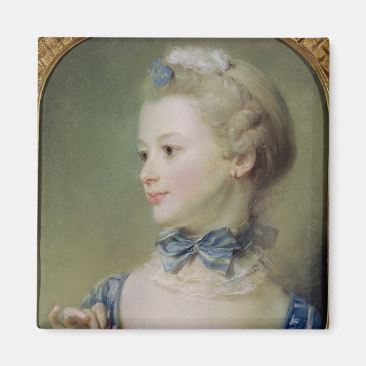 猫を飼った少女 マグネット (正面)