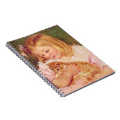 猫を飼っているサラ |メアリー・カッサット ノートブック (右側)