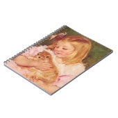 猫を飼っているサラ |メアリー・カッサット ノートブック (左側)