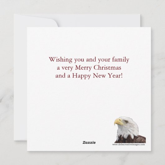 猫を飼っているサンタ シーズンカード (裏面)