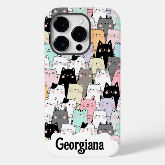 猫を飼っている人のためのiPhoneケース Case-Mate iPhoneケース (裏面)