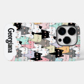 猫を飼っている人のためのiPhoneケース Case-Mate iPhoneケース (裏面 (横))