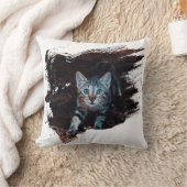 猫を飼っている人への美しい贈り物 クッション (ブランケット)