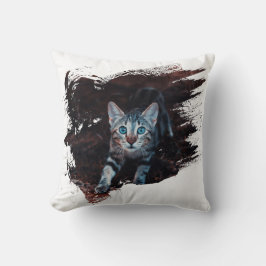 猫を飼っている人への美しい贈り物 クッション