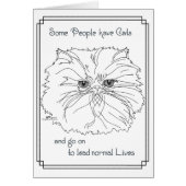 猫を飼っている人もいる (正面)