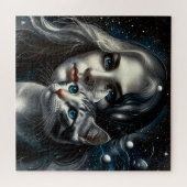 猫を飼っている人 ジグソーパズル (横)