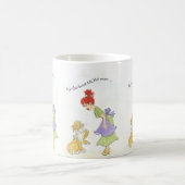 猫を飼っている母 コーヒーマグカップ (中央)