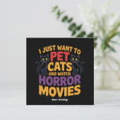 猫を飼ってホラー映画を見たい 招待状 (スタンド正面)
