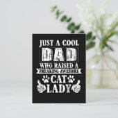 猫を飼クールうパパだけ素晴らし サンキューカード (スタンド正面)