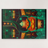 猫を騙すか扱うパズル ジグソーパズル (横)