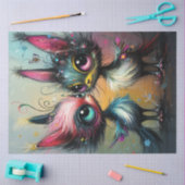 猫を鮮お洒落やかに彩るデカップスタイリング 薄葉紙 (クラフト)