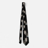 猫アニメスタイルかわいい ネクタイ (裏面)