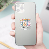 猫アリ – Rainbow Cat LGBTQプライド シール (スマートフォン)