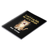 猫アレルギーで子供は無理 面白い ノートブック (左側)