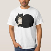 猫アートグラフィック Tシャツ (正面)