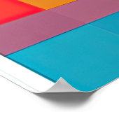 猫アートポップ・アートのポスター ポスター (角)