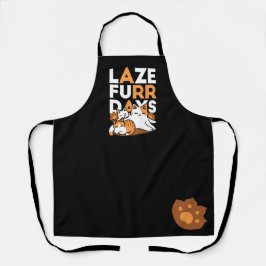 猫アートリラックス- 「レイズ・ファー・日」猫好き向け エプロン