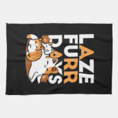 猫アートリラックス- 「レイズ・ファー・日」猫好き向け キッチンタオル (横)