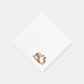 猫アートリラックス- 「レイズ・ファー・日」猫好き向け スタンダードカクテルナプキン (角)